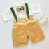 Baby Boy's Shorts Set (Mustard & Green)